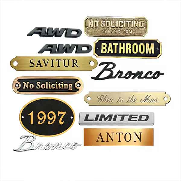 Brass Name Plate